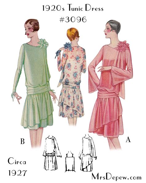 sewing patterns for 1920s dresses